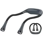Lunartec LED-Akku-Leseleuchte zum Umhängen, 4 W, 3 Weiß-Stufen, 13,5 Std.