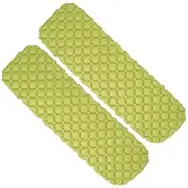 Semptec 2er-Set ultraleichte Outdoor-Luftmatratzen, Tasche, schnell aufblasbar
