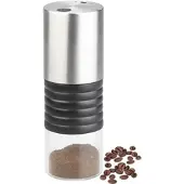 Rosenstein & Söhne Elektrische Akku-Kaffeemühle mit Keramik-Mahlwerk, USB Ladebuchse