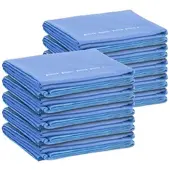 Pearl 10er Pack Schnelltrocknendes Mikrofaser-Badetuch, 180 x 90 cm, blau