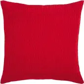 PAD Dekokissen "Fashion", rot, unifarben, B:60cm L:60cm, Polyester, Dekokissen_Sitzkissen_Kissenhüllen, Dekokissen, aus einer italienischen Fashionweberei