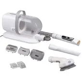 SWEETYPET 8in1-Haustier-Schermaschine, Fellsauger, Föhn-Funktion und Bürsten