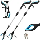 Pearl 2er-Set faltbare Magnetgreifzangen,92cm,Aluminium, Seniorengreifhilfe