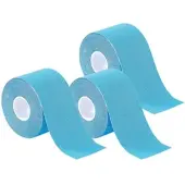 Newgen medicals Kinesiologie-Tape aus Baumwollgewebe, 3er-Set, blau
