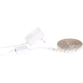 Luminea WLAN-LED-Streifen, 2m, warmweiß, Amazon Alexa & Google Assistant komp.
