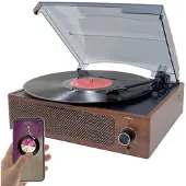 Auviso Schallplattenspieler & -Digitalisierer, Stereo-Lautsprecher, Bluetooth
