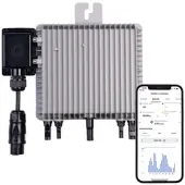 Revolt WLAN-Mikroinverter für Solarmodule, 800 W, App, geprüft (VDE-Normen)
