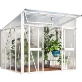 Pergart Vitavia Gewächshaus "Aura 7800" weiß 7,8 m² 10 mm HKP