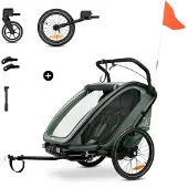 Hauck 3in1 Fahrradanhänger Bike N Walk Duo für