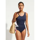 Bonprix Badeanzug verschiedene Größen, Shape-Design mit Zierfalten, sportlicher Stil