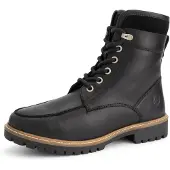 Travelin' Leder-Boots "Langstrand" in Schwarz - 42