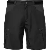 Schöffel Shorts SCHÖFFEL "Shorts Style Maghera MEN", Herren, Gr. 52, Normalgrößen, schwarz (9990, schwarz), Oberstoff: 88% Nylon, 12% Elasthan. Oberstoff Besatz: 65% Polyester, 35% Baumwolle, Hosen Shorts