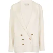 Apricot Longblazer "Blazer aus Rippstrick" Einfarbig
