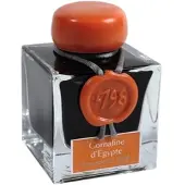 Herbin Flakon 50ml Tinte 1798 karnelonrot Packung mit 4 Stück