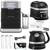 KitchenAid Kaffeevollautomat KF8 Frühstücks-Set Gusseisen Schwarz