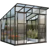 Vitavia Gewächshaus Freya 7600 HKP/HKP 6mm, dunkelgrau, 40000618