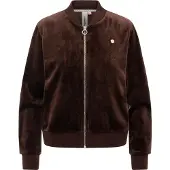 Ragwear Sweatjacke "Doron Embossed" Kuschelige Alltagsjacke in Samt-Optik