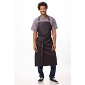Chef Works BOULDER Latzschürze extra groß, Schwarz Lila