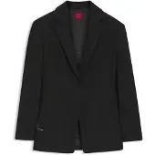 HUGO Relaxed-Fit Blazer aus Seersucker mit Kettengürtel Grösse 32