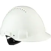 3M Schutzhelm, Uvicator, Ratschenverschluss, Belüftung, Kunststoffschweißband, weiß, G3000NUV-VI