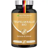 Nutrimea Teufelskralle Kapseln BIO | Reine Afrikanische Teufelskrallenwurzel Ohne Zusätze 60 St
