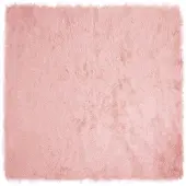 vidaXL Kunstschaffell Teppich Tafalla Rosa 160 x 160 cm Polyester