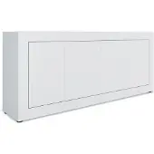 Itamoby 4-türiges Sideboard 200x40x83,5 cm Elios Hochglanzweiß