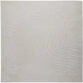 vidaXL Innen- und Außenteppich PALMERAS Creme 200 x 200 cm Polyester