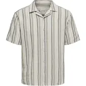 Only & Sons Kurzarm Hemdbluse ONSTREV herren