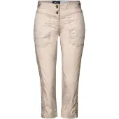 Cecil Caprihose "Style New York" Sommerhose mit Knopfdetails am Bund