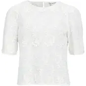 Object Bestickte Bluse Weiß 42
