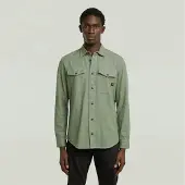 G-Star Marine Slim Hemd - Grün - Herren - M