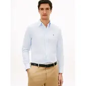 Tommy Hilfiger Flex Dobby Sf Shirt Sweet Blue Größe: XL | Casual hemden Outlet | Herren | Blau