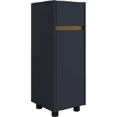 VCM Midischrank – schmaler Badschrank mit 1 Schublade und 1 Drehtür, H. 85 x B. 30 x T. 32 cm, kompakte Aufbewahrung für Badezimmer, Badmöbel Schubladenkommode, Cosila