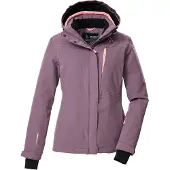 Killtec Skijacke "KSW 25 WMN SKI JCKT" Atmungsaktive, wasserdichte Skijacke mit abnehmbarer Kapuze