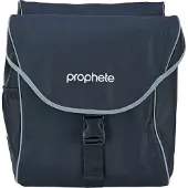 Prophete Doppelpacktasche, 2 x 20 Liter Volumen, wasserabweisend, werkzeugfreie Gepäckträgermontage, reflektierende Elemente, zusätzliche Außenfächer