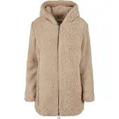 Urban Classics Ladies - SHERPA Long Winterjacke taupe - 4XL