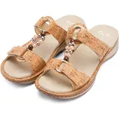 Ara Pantolette "HAWAII" Schlupfschuh, Komfortschuh mit Klettverschlüsse, G-Weite