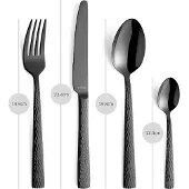 Amefa Felicity 3319 Besteckset 24-teilig, schwarz