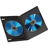 Hama 00051294, DVD-Hülle, 2 Disks, Schwarz, Polypropylen (PP), 120 mm, 135 mm