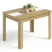 VCM Esstisch, Holzwerkstoff Küchentisch H. 75 x B. 115 x T. 80 cm, kompakter Speisetisch für Küche & Essbereich, Tisch Disalo