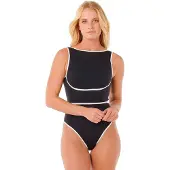 Rip Curl - Women's Mirage Fusion High Neck 1Pc - Badeanzug Gr S schwarz