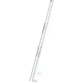 Proregal Sprossen-Seilzugleiter 3-teilig ohne Traverse 3x14 Sprossen