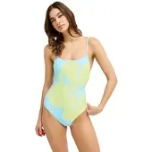 Roxy Badeanzug "Summer Surf", Damen, Gr. L, tanager turquoise, Recycling-Polyester, Badeanzüge Badeanzug