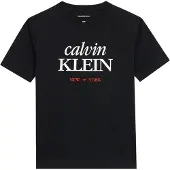 Calvin Klein T-Shirt LVCKSJA07B Schwarz Regular Fit