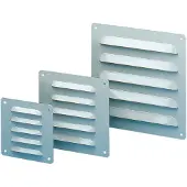 Schneider Electric Electric NSYCAG170X190LM Metallausgangsgitter, metall. Ausschnitt 104x80mm, Außenabm. 120x120mm IP23