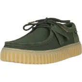 Clarks Schnürschuh "Torhill" mit gerippter Laufsohle