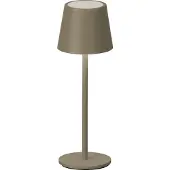 FISCHER&HONSEL GMBH FHL Roxi LED Tischleuchte 1,5W dimmbar Akku CCT einstellbare Lichtfarbe dark-greige 850766