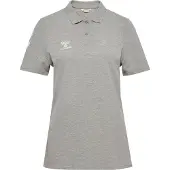 Hummel Go 2.0 Chevron Kurzarm-poloshirt Für Damen Grau XS Frau Grau XS