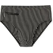Schiesser Badeslip "Aqua" mit kleiner RV-Tasche, Bindekordel am Bund, gestreift